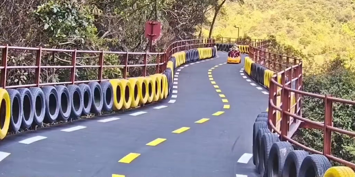 清远古龙峡山地滑车项目